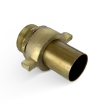 Acople rápido de bronce recto liso 2"