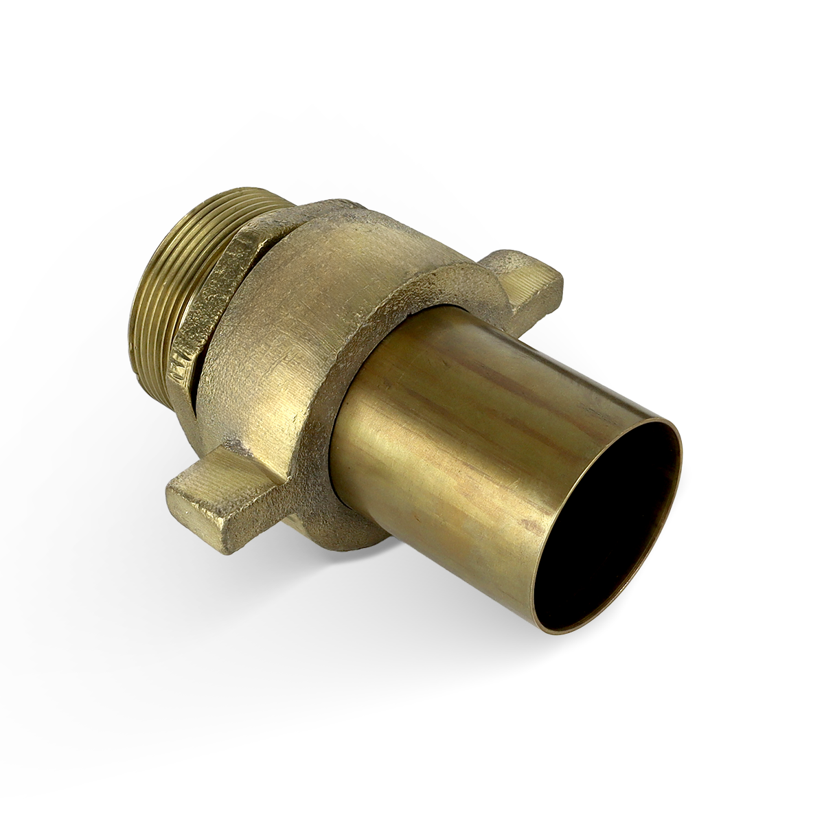 Acople rápido de bronce recto liso 2″