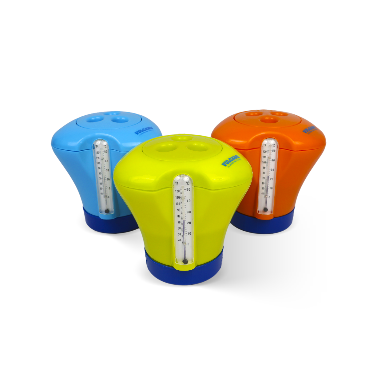 Boya dosificadora con termómetro