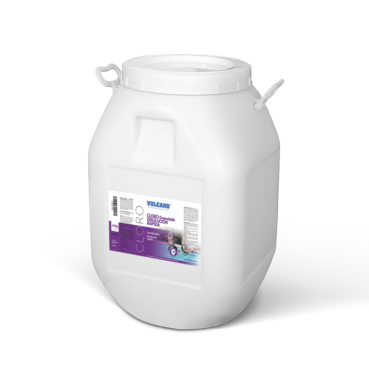 Cloro granulado – Disolución rápida (45 x 1 kg)