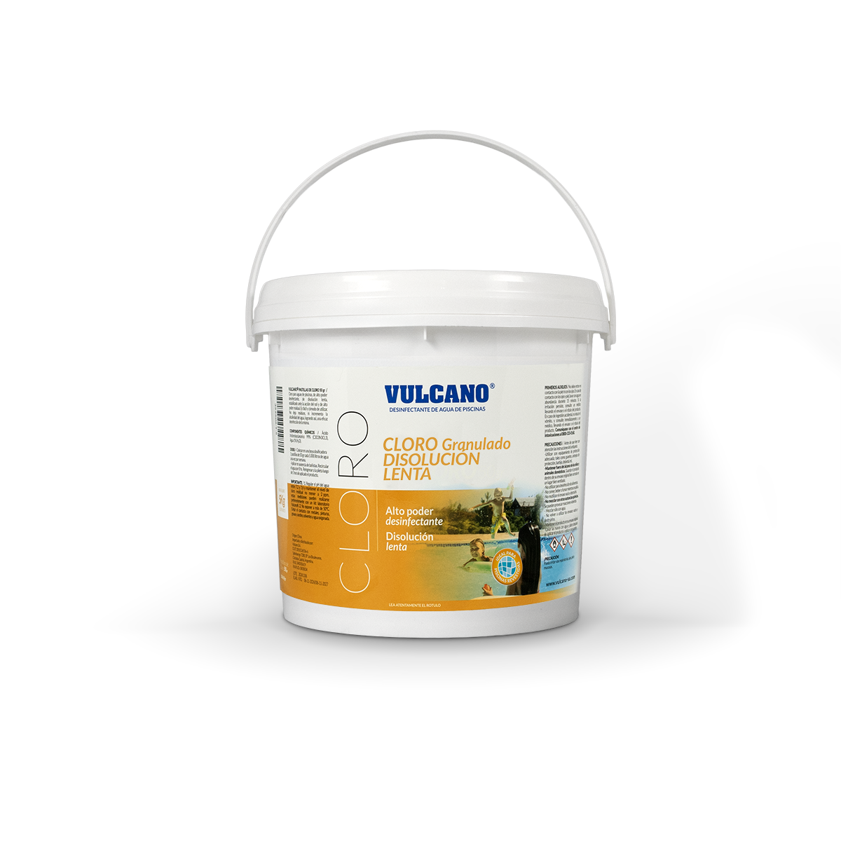 Cloro granulado – Disolución lenta (5 kg)