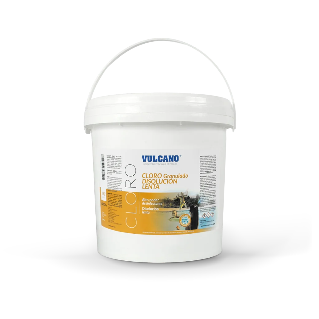 Cloro granulado - Disolución lenta (10 kg)