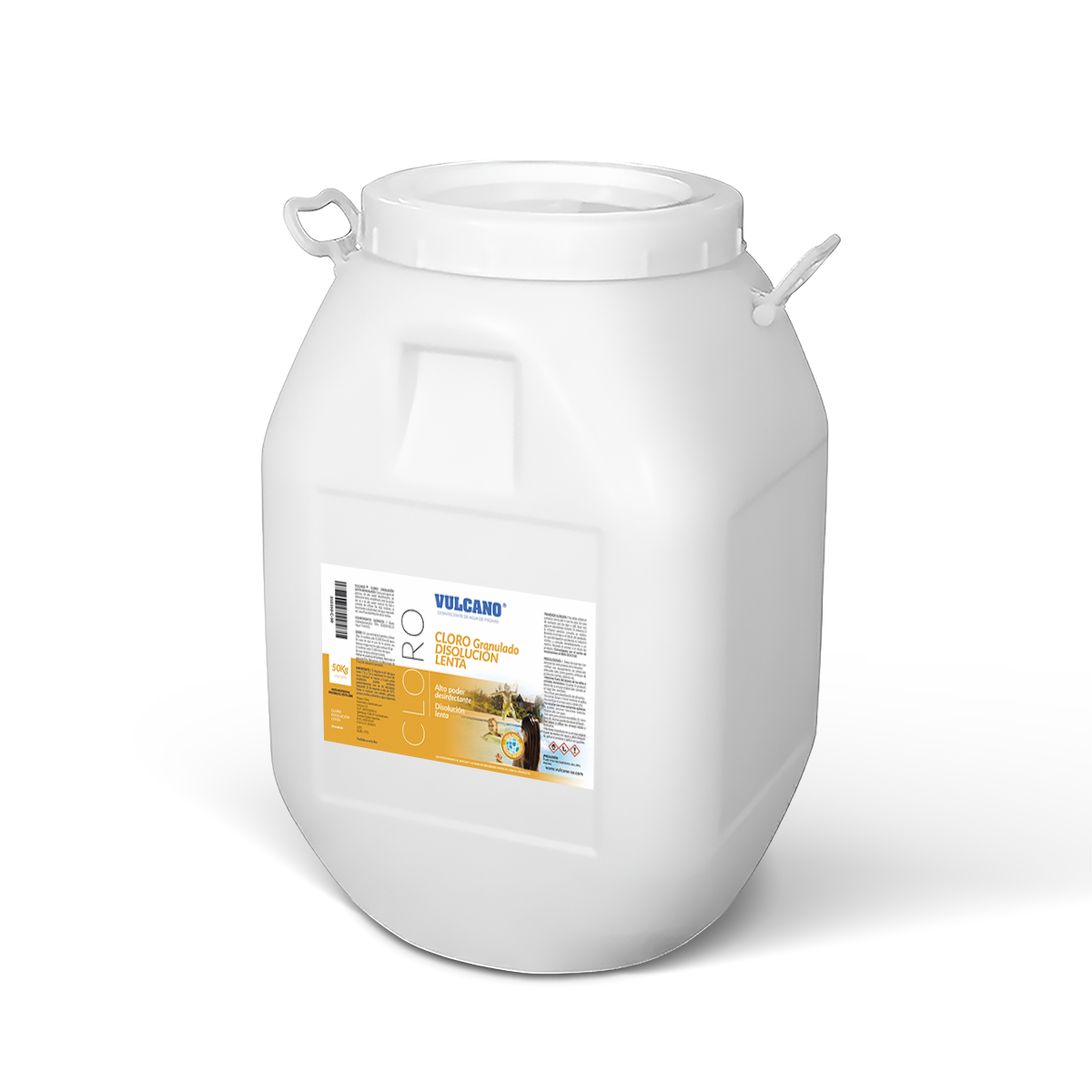 Cloro granulado – Disolución lenta (50 kg)