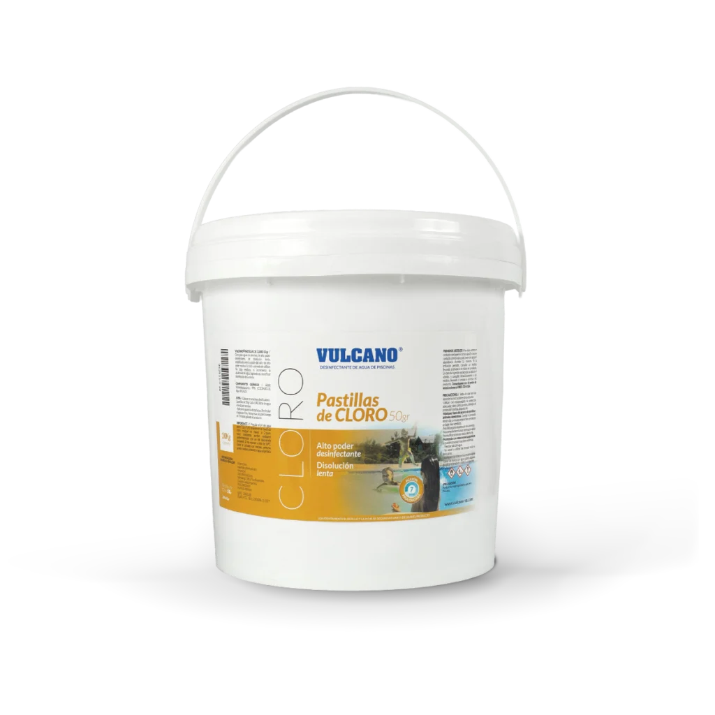 Cloro en pastillas - 50 g (10 kg)