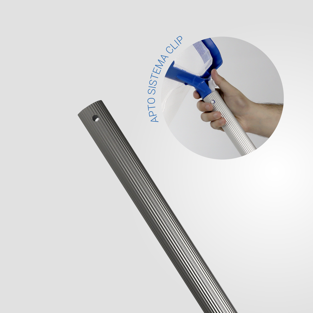 Mango telescópico - Estriado (ø32 mm x 3,6 m) - Imagen 4